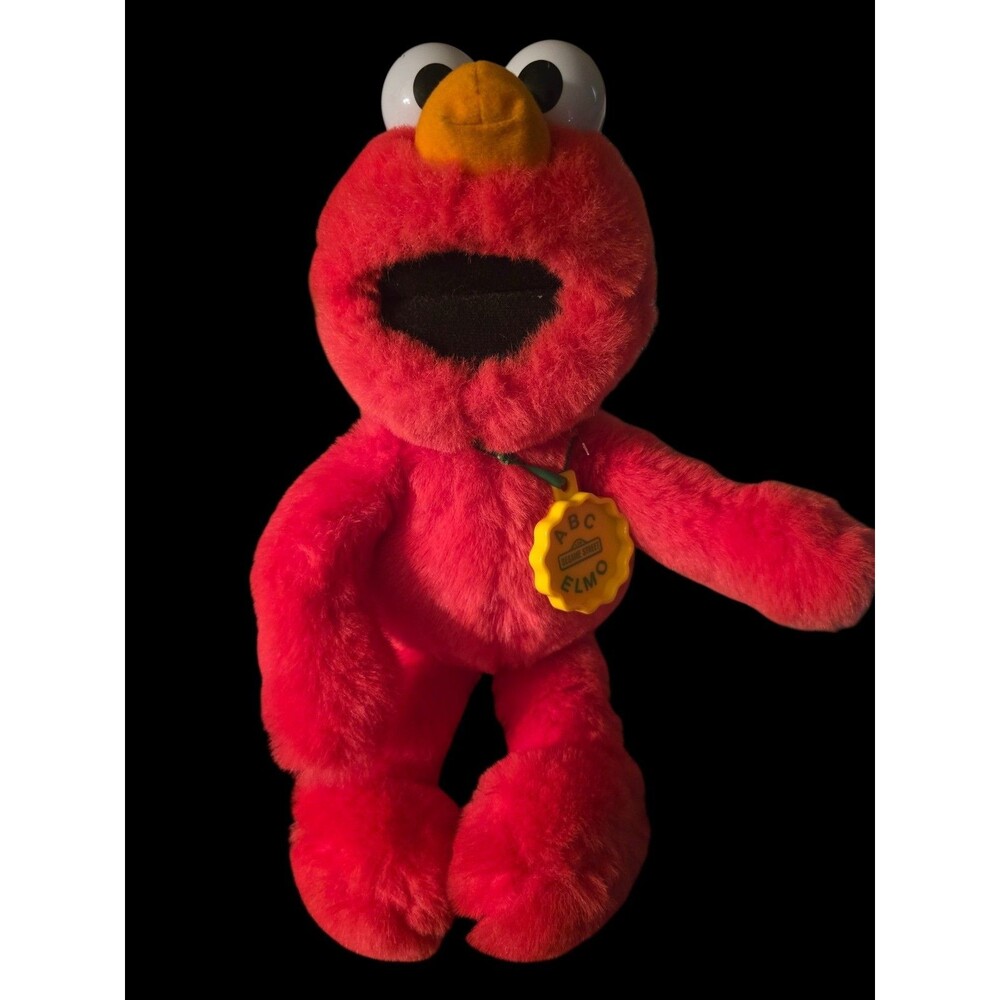 Vintage 1993 ABC ELMO Sesame Street Talking Plush Stuffed Animal Sesame Street
